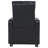 Kryton Upholstered Tufted Recliner Living Room Set Black
