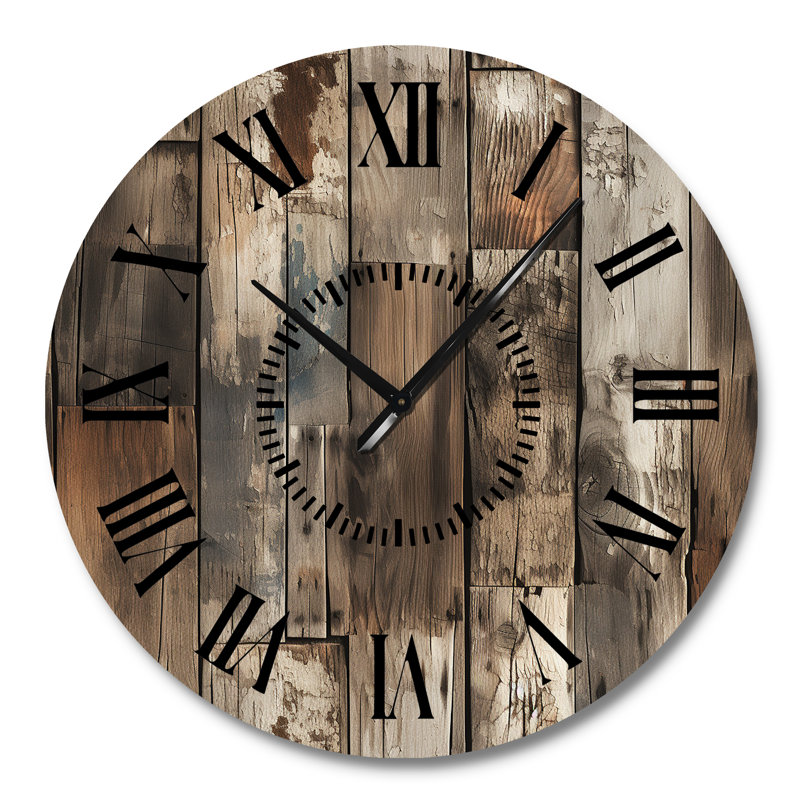 Horloge murale rustique rustique, Grand