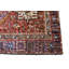 Tapis de couloir oriental rouge à motif géométrique unique 5X13