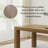 Chalonda Pine Solid Wood Dining Table-207847214-207847207