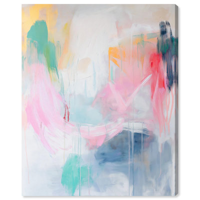 Pale Rainbows Pastel Abstracts by Art Remedy