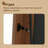 Full Body Mirror, Bracket Floor Mirror, Oversized Vertical Mirror, Large Wall Mounted Mirror, Wall Mounted Mirror, Rectangular Retro Style-1565934131