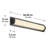 Glitzer Modern Vanity Light, Black
