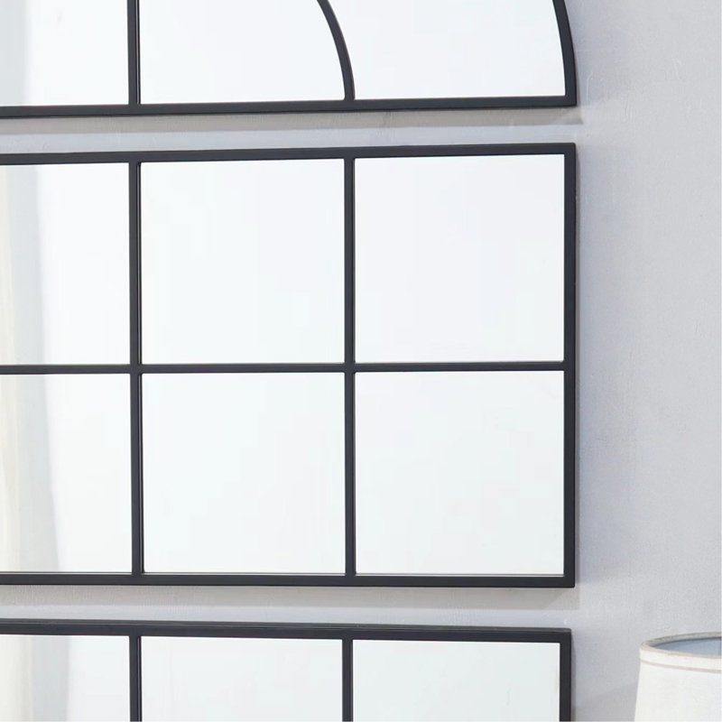 Grand miroir mural 30 "x 45" à trois sections séparées
