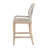 Upholstered Counter Stool with Metal Frame-90136332-90136333
