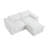 Boneless 3 - Piece Upholstered Chenille Modular Sectional Sofa with Removable Ottoman– Fully Compressed, No Assembly Required-1815073925