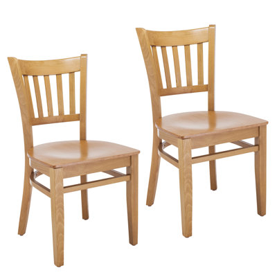 Stahr 18'' H Beech Solid Wood Side Chair