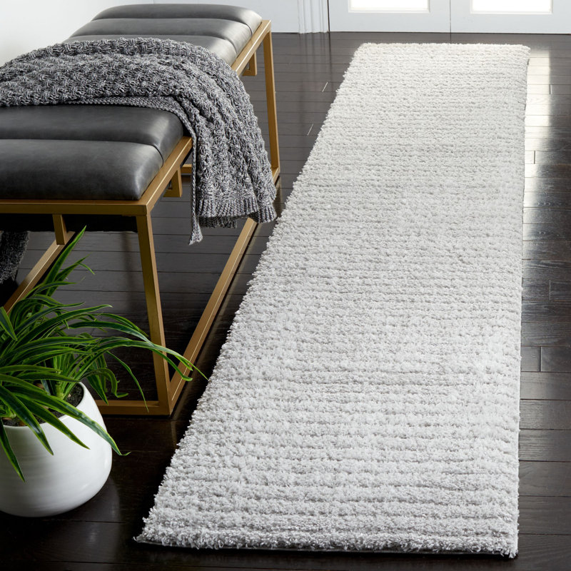 Tahoe Shag Performance Solid Color Rug, Runner 2' x 9'