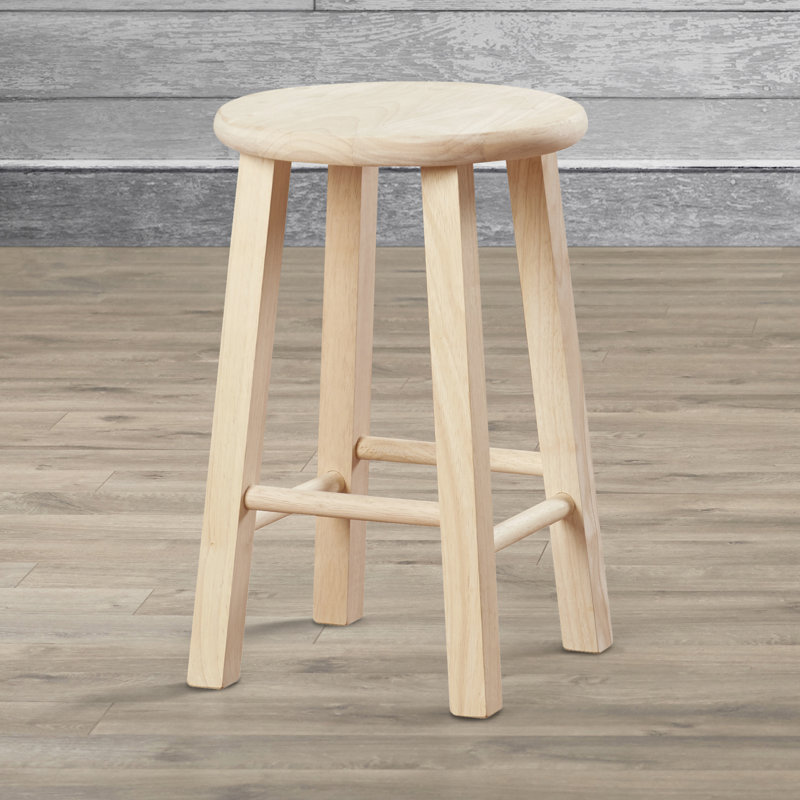 Manatuto Solid Wood Accent Stool