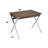 Callers Weathered Oak & Chrome Finish Writing Desk