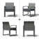 Ables Wicker 2 - Person Patio Conversation Sets with Cushions