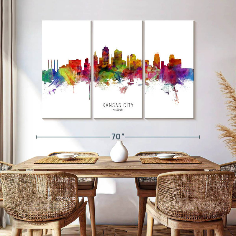 Rorry Kansas City Missouri Skyline I, 42" H x 65" W