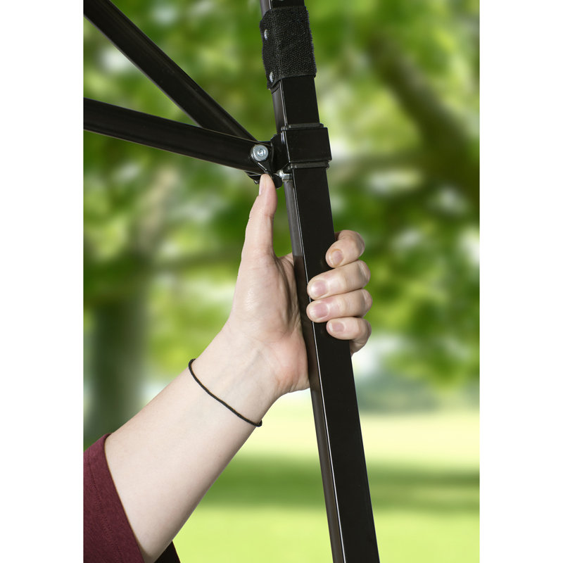 Shade Tech 10 Ft. W x 10 Ft. D Steel Pop-Up Canopy, Red