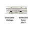 Luminaire encastré DEL commercial haut de gamme E2 Lighting de 15 cm (6 po) avec 3 puissances réglables, 3 températures de couleur sélectionnables et bordure blanche.