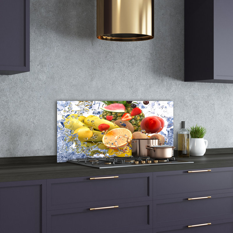 Luckner 50cm W x 100cm L Glass Peel and Stick Panel