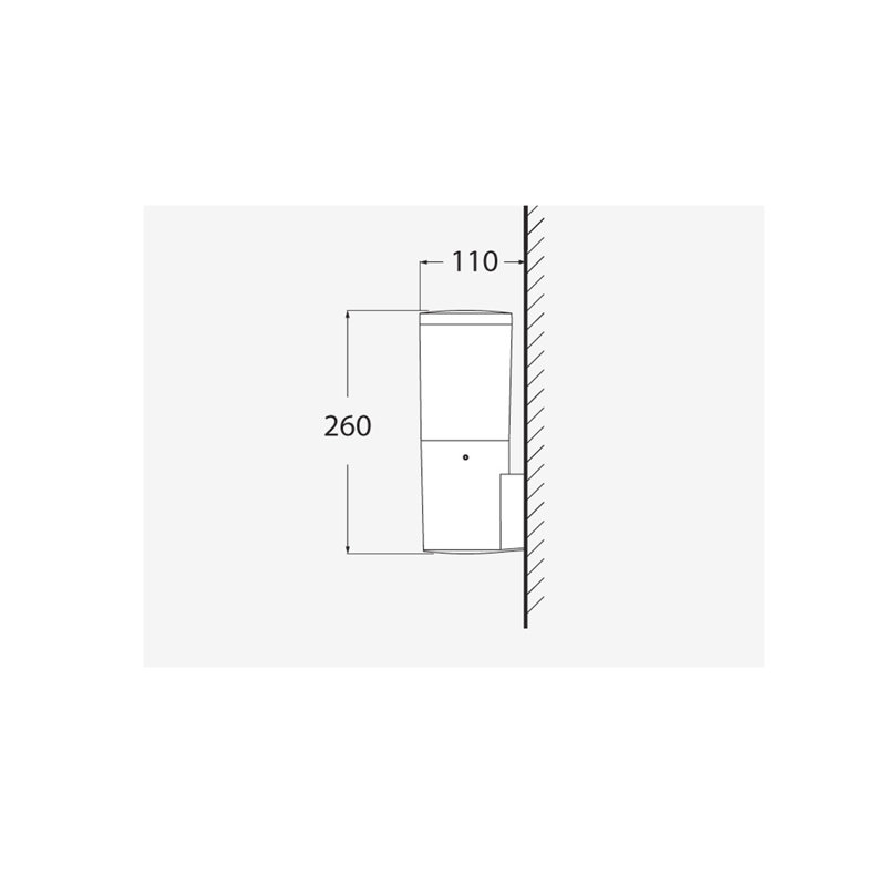 Yarm Outdoor Flush Mount, Black