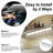 15.8Inch Cool Wireless Rechargeable Motion Sensor Under Cabinet Light,78LED  Table Lamp