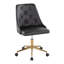 Chaise de bureau contemporaine pivotante avec roulettes-592659440-592659437