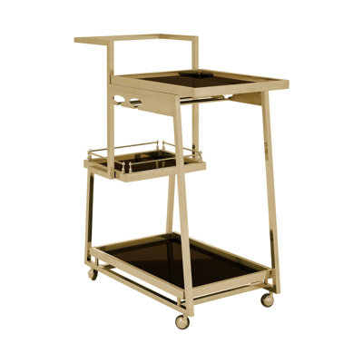 Bladwell Metal Bar Cart