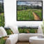 «Path Through Flowering Fields», reproduction de photo sur toile tendue-26692240