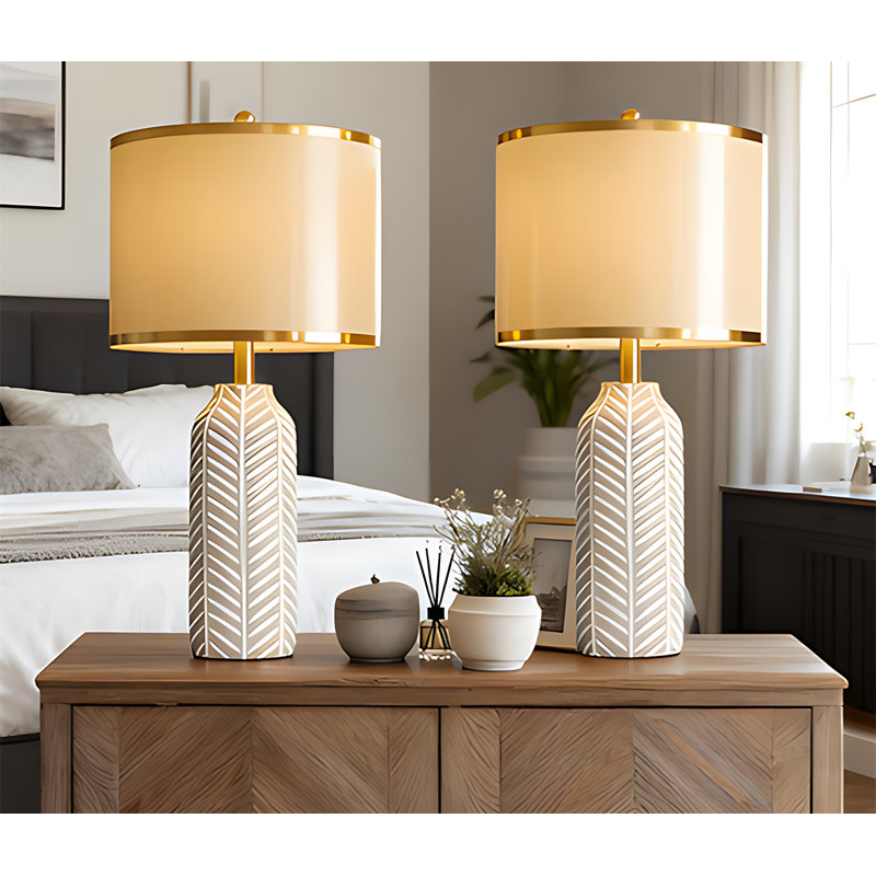 Ensemble de 2 lampes de table Farmhouse