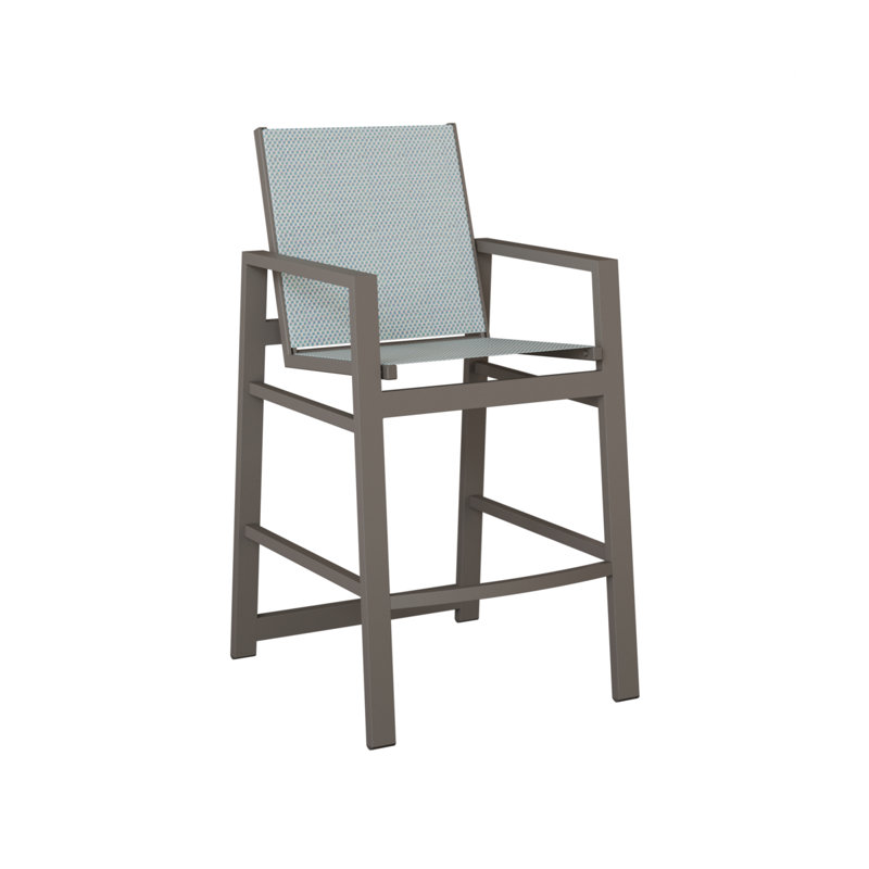 Chaise de bar Berlin Gardens Vida, Interlock Calypso, Graphite