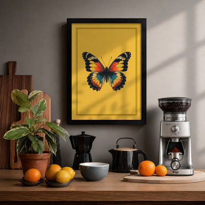 Specimen Butterfly Modern - Framed Print