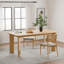 Table de salle à manger en bois 33,5 "x H 30" avec 4 pieds-1020486026-1020486027