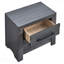 Table de chevet grise