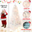 Arbre de Noël illuminé 9 pi avec fil mémoire - 650 lumières incandescentes chaudes, extrémités de 1930, conception à dépliage automatique, support en métal stable, arbre de Noël artificiel en PVC-1783137996