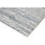 Tapis rectangulaire en laine noué à la main bleu / ivoire-235630537