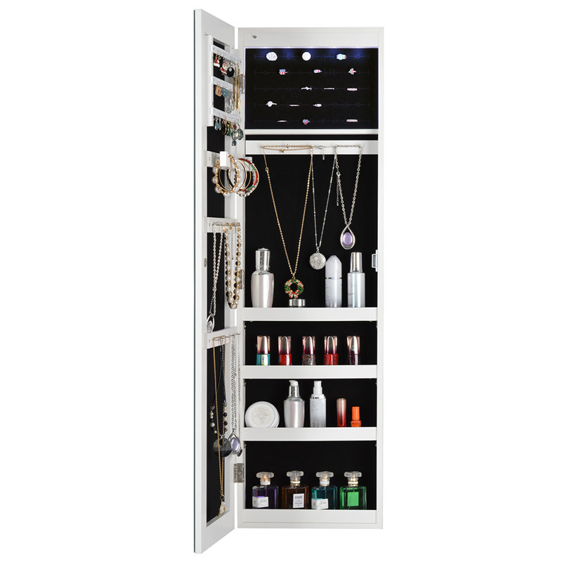 Armoire à bijoux en panneau de fibres à densité moyenne (MDF) Chouchou