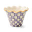 Plum Check Ceramic Garden Pot-492461380