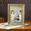 Cadre photo poli antique 3 pièces 5 "x 7" avec affichage horizontal ou vertical