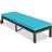 Outdoor Metal Chaise Lounge , Cushion Included