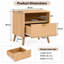 50cm W Bedside Table-135968277
