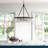 6-Light Dimmable Crystal Chandelier