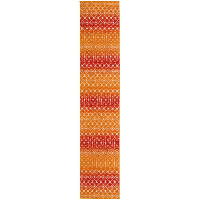 Abstract Indoor Rug, Runner 3'3" x 16'5"