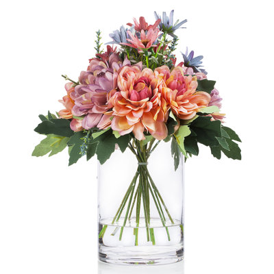 Silk Daisy Arrangement in Vase