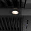 Black Studio 36" 700 CFM Convertible Wall Mount Range Hood in Black