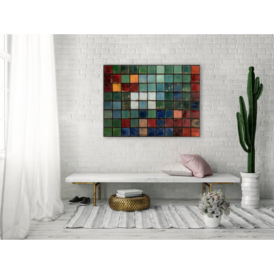 Handmade Modern Abstract Wall Decor on Solid Wood