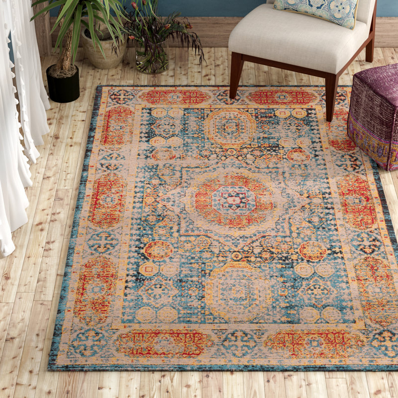 Aoi Oriental Indoor Rug, Rectangle 8' x 10'