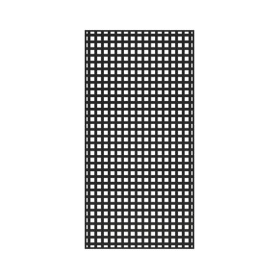 96" H x 48" W Vinyl Square Privacy Lattice Panel