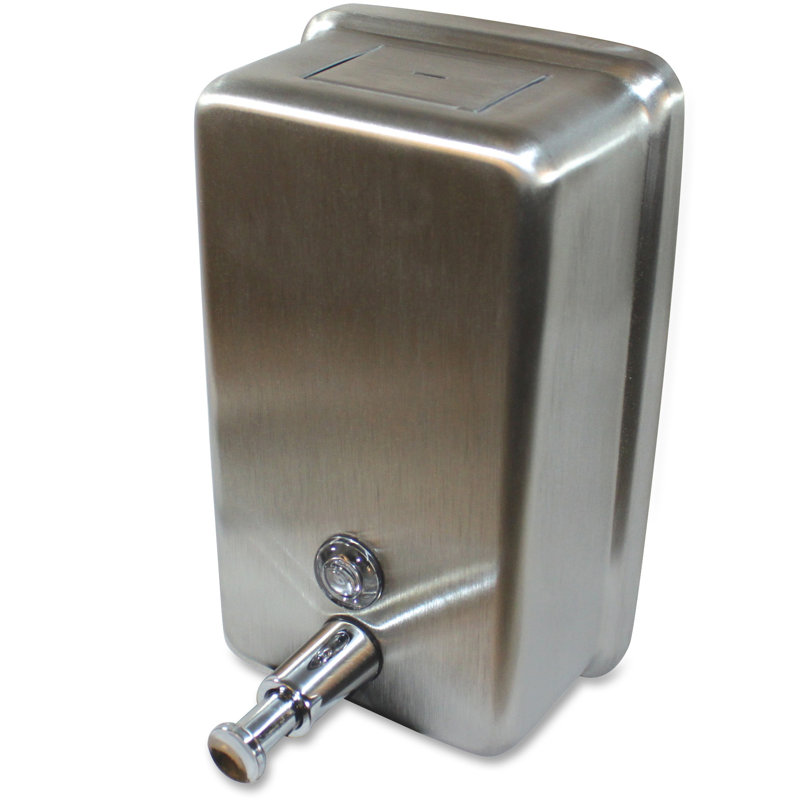 Distributeur de savon vertical inoxydable