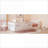 Twin Size Solid Pine &amp; MDF Platform Bed Frame – No Box Spring Needed, White