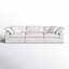 Canapé modulaire en tissu performance 3 pièces Armand-1046419459
