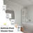 31" W x 55" H Frameless Pivot Half Shower Door in Various Colors, 1/4" Tempered Glass Panel-124791598-124791597