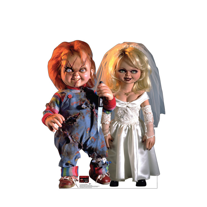 Chucky et sa fiancée en carton grandeur nature