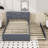 Wildo Linen Upholstered Platform Bed with Trundle And Headboard-874361543-874361542