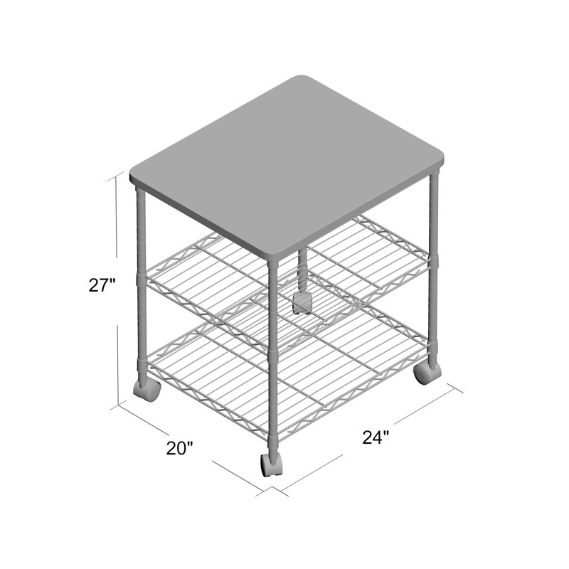 Printer Stand, Black